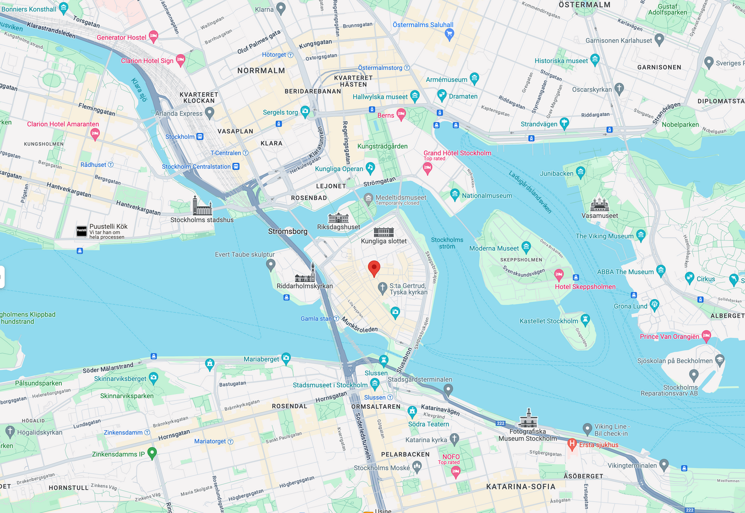 Gamla Stan Stockholm - Rondreis Zweedse Skärgården als groepsreis of als self-drive te boeken bij reisbureau Holmstock Travel.