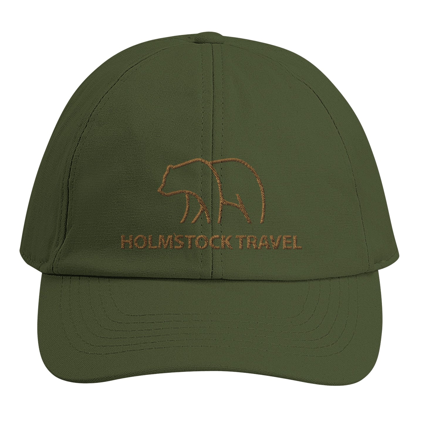 Green - Holmstock Bear Cap - with Swedish and Finnish flag - Merchandise Holmstock Travel Outdoor gear store