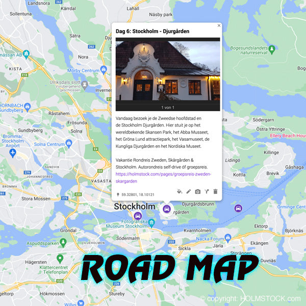 autorondreis zweden met de eigen auto - boek je reis bij reisbureau Holmstock Travel.
