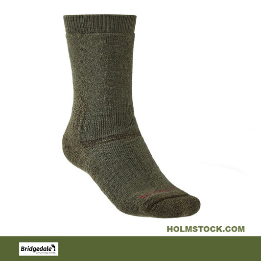 Explorer Heavyweight Summit van Bridgedale is een uitstekende sok voor winterse, koude omstandigheden zoals wij deze in de sub-arctische en arctische gebieden tegenkomen. Merino wol Performance Fusion. Evenwichtige isolatie, vocht regulering en uitstekende duurzaamheid zorgen voor buitengewoon goede dagelijkse comfort. Dankzij Performance Fit blijft de pasvorm heel goed en slipt de sok niet terug in uw schoeisel.  Voor comfort en wartme tijdens uw arctische excursies. Nu te koop bij Holmstock Travel store.