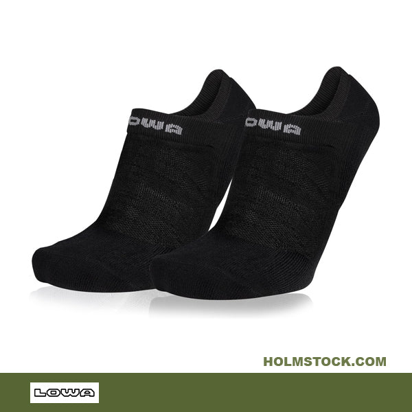 Lowa Everyday no show zwart. Footie of sneakersok. Met een mix van Merino wol. Lage sok. Online bestellen de outdoor store van Holmstock Travel. Sokken voor outdoor gebruik.