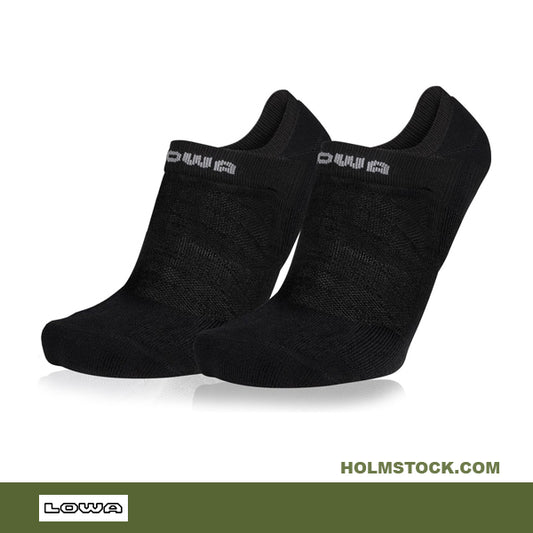 Lowa Everyday no show zwart. Footie of sneakersok. Met een mix van Merino wol. Lage sok. Online bestellen de outdoor store van Holmstock Travel. Sokken voor outdoor gebruik.