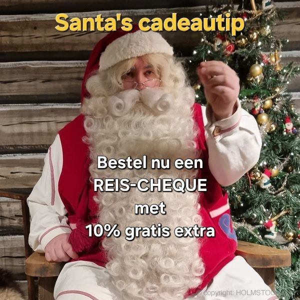 Kerst 2025 - Aanbieding Reis-cheque