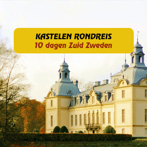 Kastelen rondreis in Zuid Zweden. Autorondreis met je eigen auto of huurauto. Ook te boeken als groepsreis.