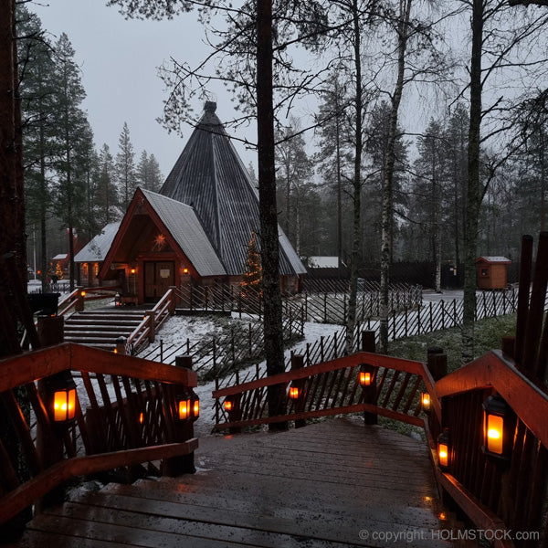 Santa Village at the Arctic Circle with Santa's post office and his elves, meet Santa with Holmstock Travel