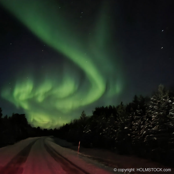 Noorderlicht reis Finland met Aurora Borealis safari excursie vanaf Saarisalkä Finland met reisbureau Holmstock Travel
