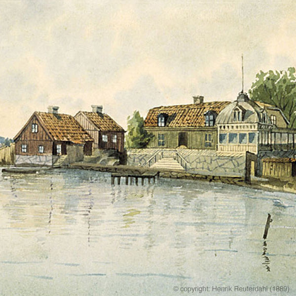 Bezoek het eiland Fjäderholmen met een veerboot vanaf Stockholm. Groepsreis Zweden met Holmstock Travel