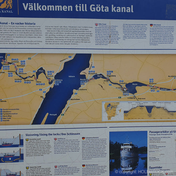 Bezoek met ons de sluizen van het Göta Kanal dichtbij Linköping tijdens onze groepsreis naar Zweden.