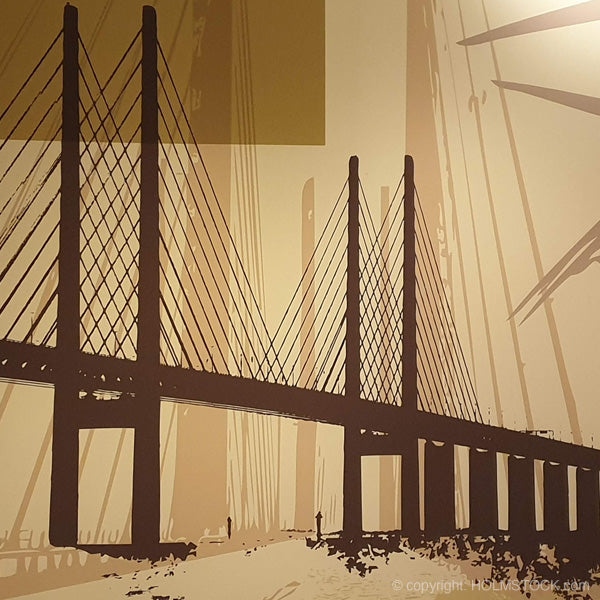 De Öresundsbrug van Kopenhagen naar Malmö verbindt Zweden met Denemarken. Groepsreis naar Zweden met bezoek aan Malmö.