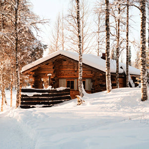 Rovaniemi Resort Vaattunki Sauna log house - Noorderlicht reis boeken bij Holmstock Travel 
