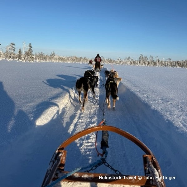 Sledehondentocht over de bevroren finse meren. Een bucketlist item dat een geweldige ervaring genoemd mag worden. Reis met Holmstock Travel naar arctisch Lapland en ervaar Finland puur.