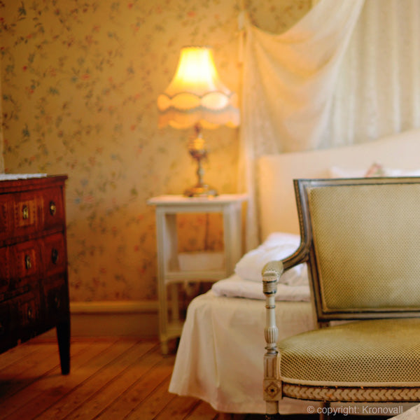 Zweden - heerlijk slapen in een extra luxe kamer - beter dan een hotel - slaap in een kasteel