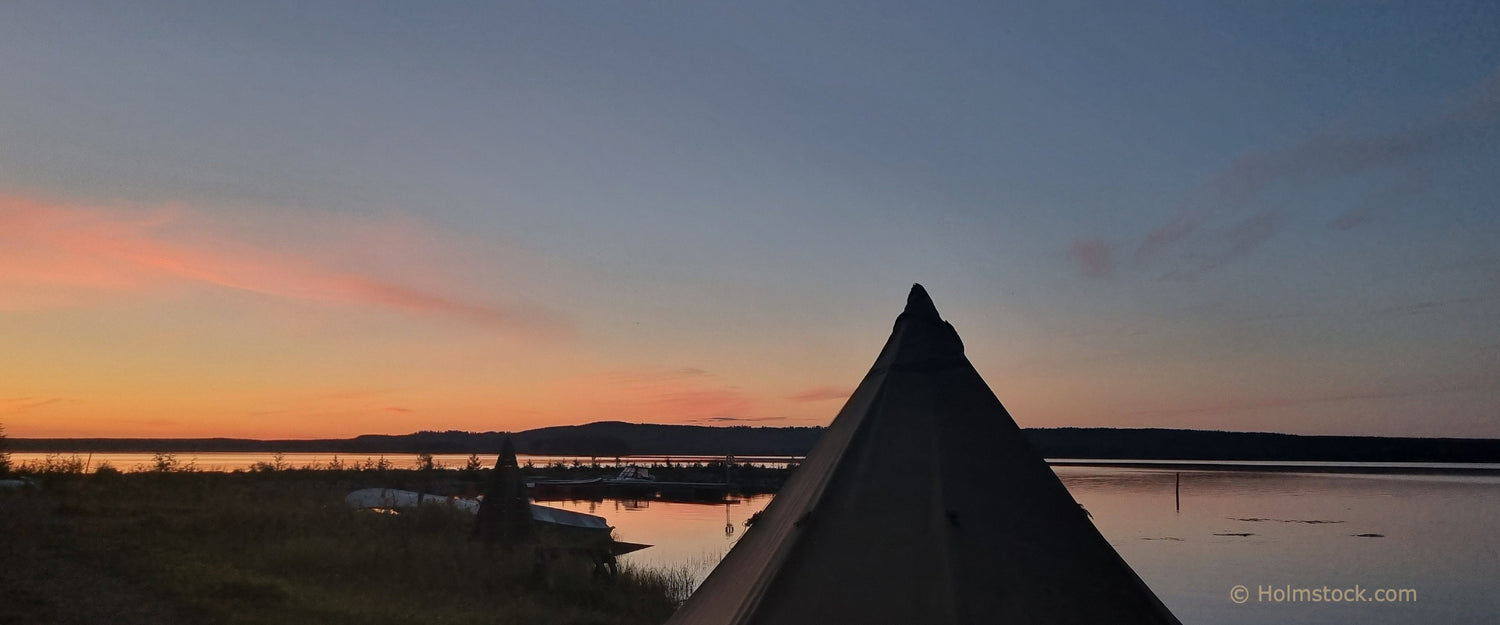 Tentipi tent outdoor experience travel bookings for Sweden Norway Finland via Holmstock Travel.
